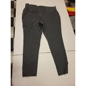Tahari Womens Pants XXL 2XG Gray Heathered Casual Career Stretch Trousers Plus‎